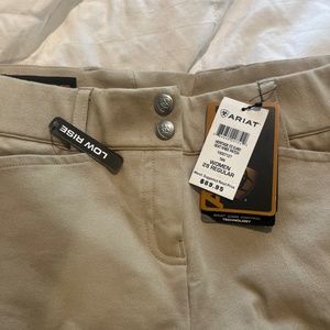 Ariat Heritage Seat Knee Patch Breeches Size 28 Tan